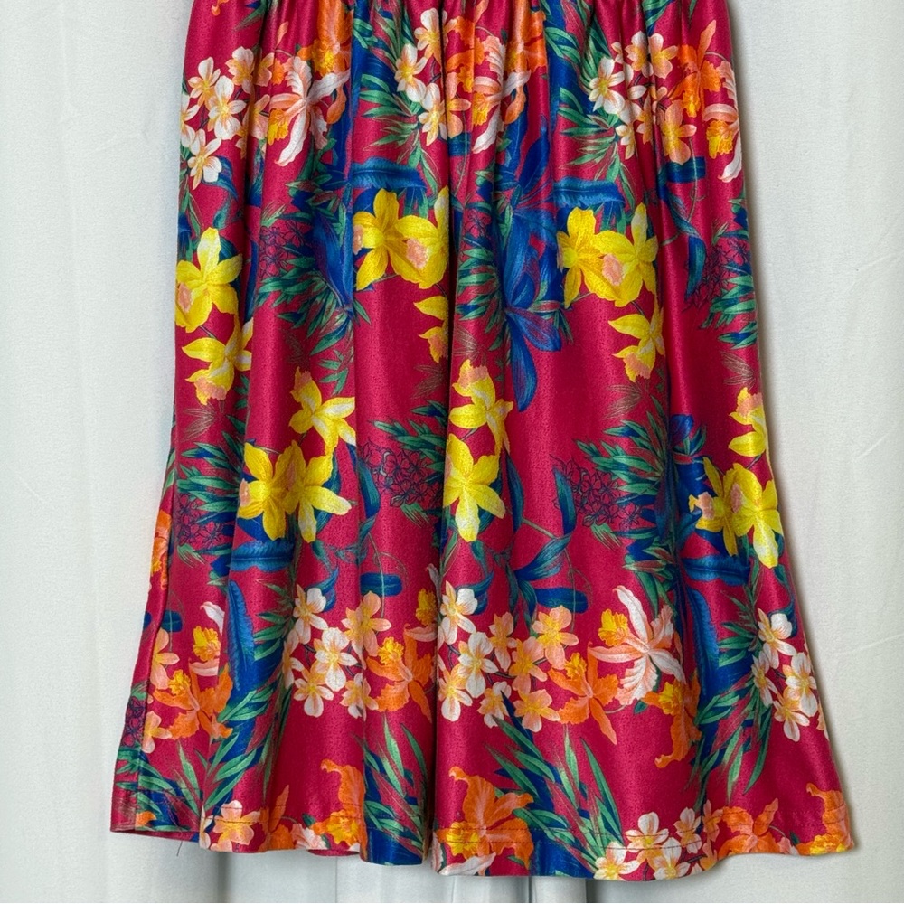 Tommy Bahama Girls Floral Dress Pink Size 6 - Picture 9 of 11